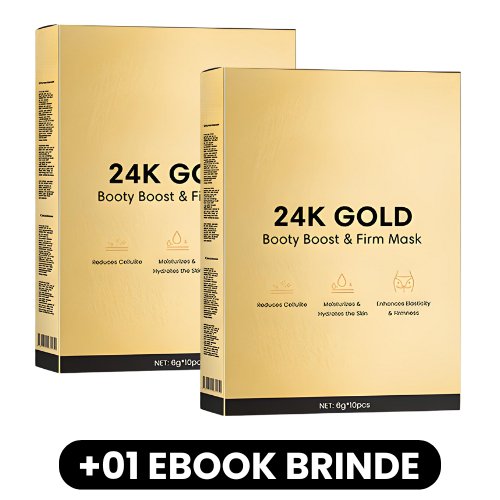 24K Gold - Máscara Anti Celulite - Mania das Coisas24K Gold - Máscara Anti CeluliteMania das Coisas