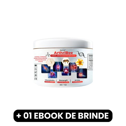 ArthriBee - Creme de Terapia Óssea e Articular - Mania das CoisasArthriBee - Creme de Terapia Óssea e ArticularMania das Coisas