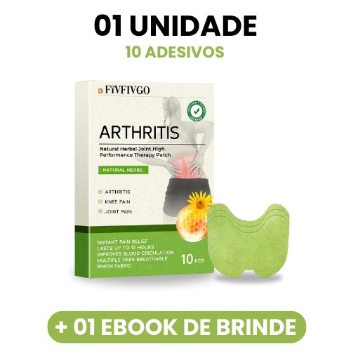 Arthritis™ – Adesivo para Articulações - Mania das CoisasArthritis™ – Adesivo para ArticulaçõesMania das Coisas