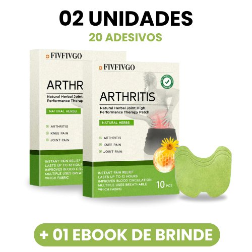 Arthritis™ – Adesivo para Articulações - Mania das CoisasArthritis™ – Adesivo para ArticulaçõesMania das Coisas