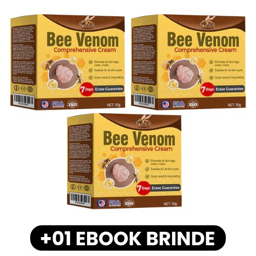 Bee Venom - Creme de Veneno de Abelha - Mania das CoisasBee Venom - Creme de Veneno de AbelhaMania das Coisas