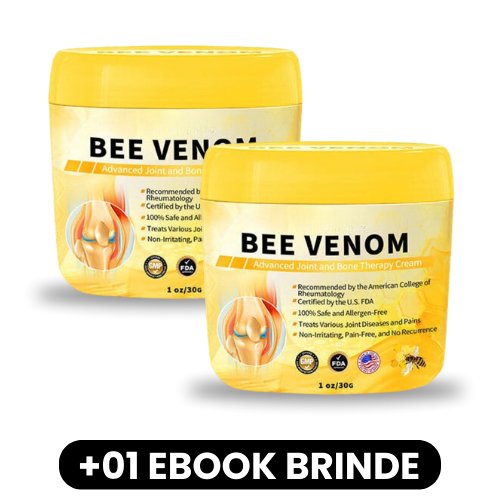 Bee Venom - Creme para Doenças Ortopédicas - Mania das CoisasBee Venom - Creme para Doenças OrtopédicasMania das Coisas