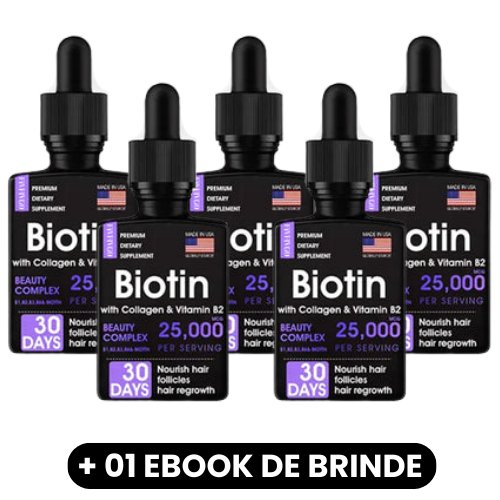 BIOTIN™ - Sérum para Crescimento Capilar e Folículo - Mania das CoisasBIOTIN™ - Sérum para Crescimento Capilar e FolículoMania das Coisas