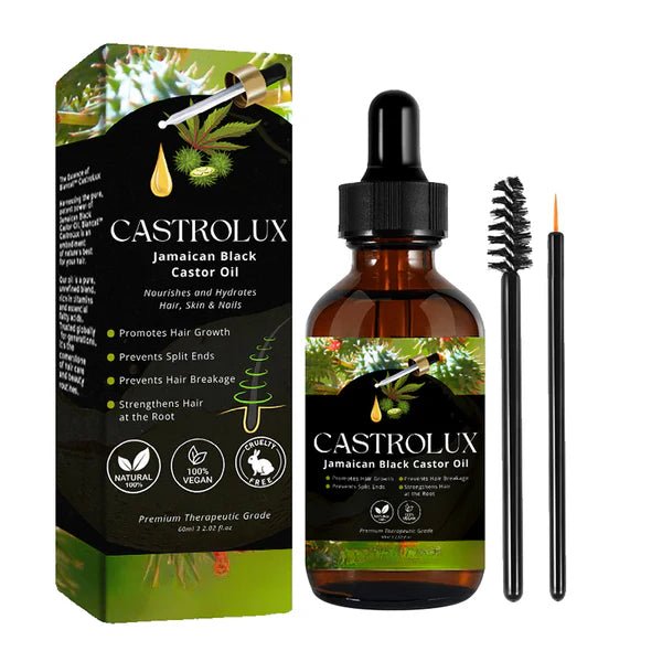 CastroLux - Óleo de Rícino Jamaicano para Crescimento Capilar - Mania das CoisasCastroLux - Óleo de Rícino Jamaicano para Crescimento CapilarMania das Coisas