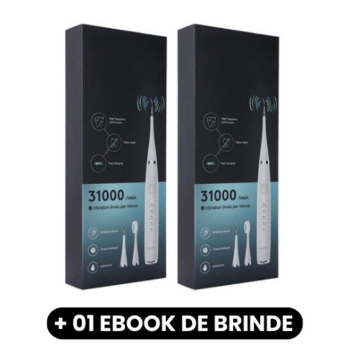 Deeply Clean - Limpador Dental Ultrassônico - Mania das CoisasDeeply Clean - Limpador Dental UltrassônicoMania das Coisas