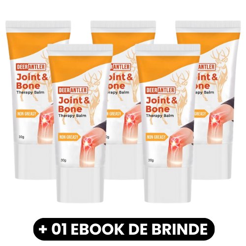 Deer Antler - Creme de Terapia para Articulações - Mania das CoisasDeer Antler - Creme de Terapia para ArticulaçõesMania das Coisas