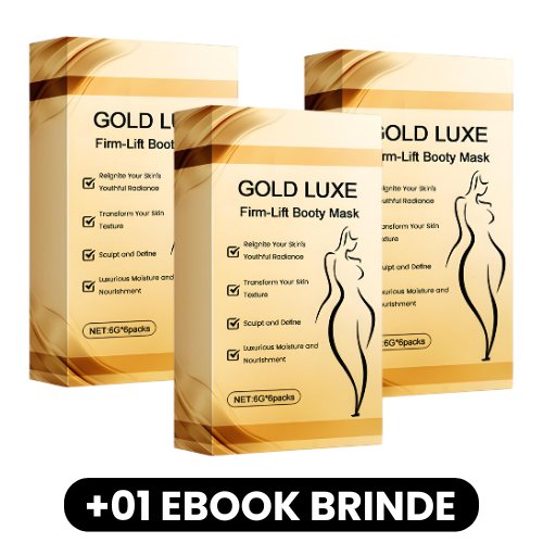 Gold Luxe – Máscara Anti Celulite - Mania das CoisasGold Luxe – Máscara Anti CeluliteMania das Coisas