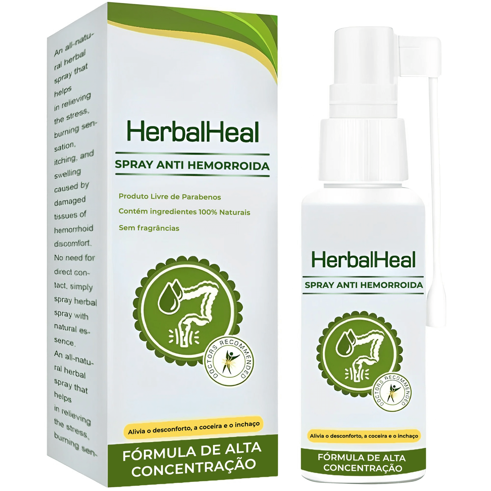 HerbalHeal™ Spray Anti Hemorróida - Mania das CoisasHerbalHeal™ Spray Anti HemorróidaMania das Coisas