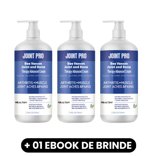 Joint PRO - Creme para Terapia Óssea e Articular - Mania das CoisasJoint PRO - Creme para Terapia Óssea e ArticularMania das Coisas