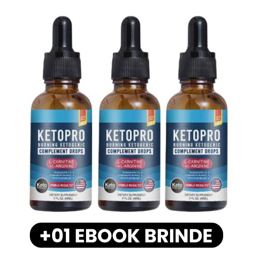 KETOPRO - Queima de Gotas de Complemento Cetogênico - Mania das CoisasKETOPRO - Queima de Gotas de Complemento CetogênicoMania das Coisas