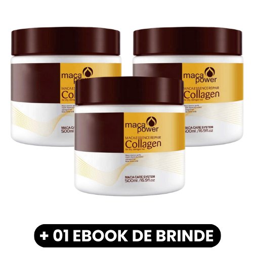 Maca Power - Tratamento Capilar com Colágeno - Mania das CoisasMaca Power - Tratamento Capilar com ColágenoMania das Coisas