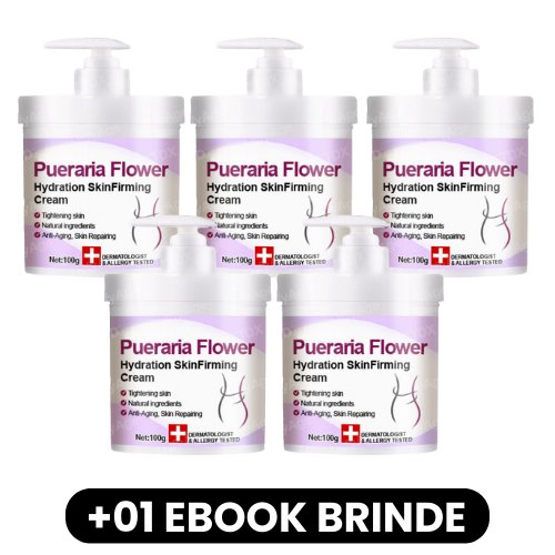 Pueraria Flower - Creme Firmador para Pele - Mania das CoisasPueraria Flower - Creme Firmador para PeleMania das Coisas