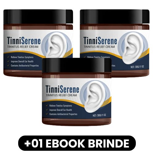 TinniSerene - Creme para Alívio de Zumbido - Mania das CoisasTinniSerene - Creme para Alívio de ZumbidoMania das Coisas