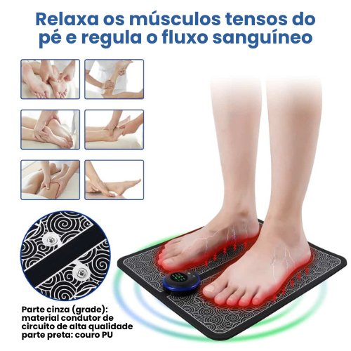 03 Unidades - Massageador de Pés EMS - Mania das Coisas03 Unidades - Massageador de Pés EMSMania das Coisas