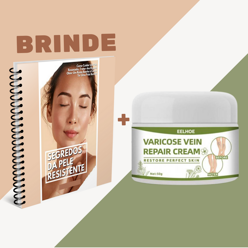 Creme para tratamento de varizes + BRINDE