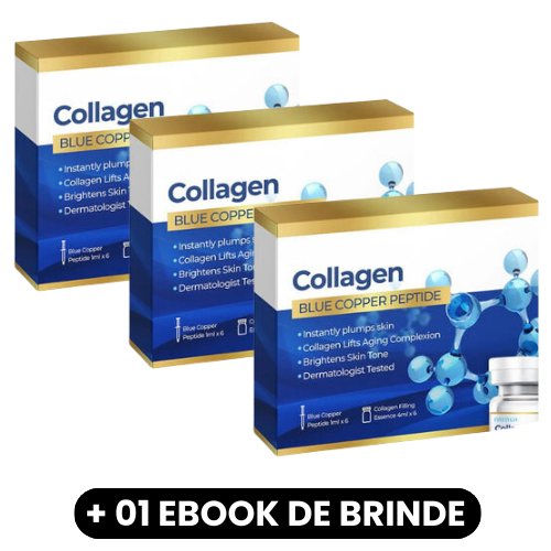 Collagen - Conjunto de Essências de Peptídeos de Colágeno - Mania das CoisasCollagen - Conjunto de Essências de Peptídeos de ColágenoMania das Coisas