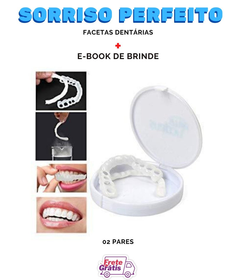 SorrisoPerfeito™ - Dentes brancos superior + inferior - Mania das CoisasSorrisoPerfeito™ - Dentes brancos superior + inferiorMania das Coisas