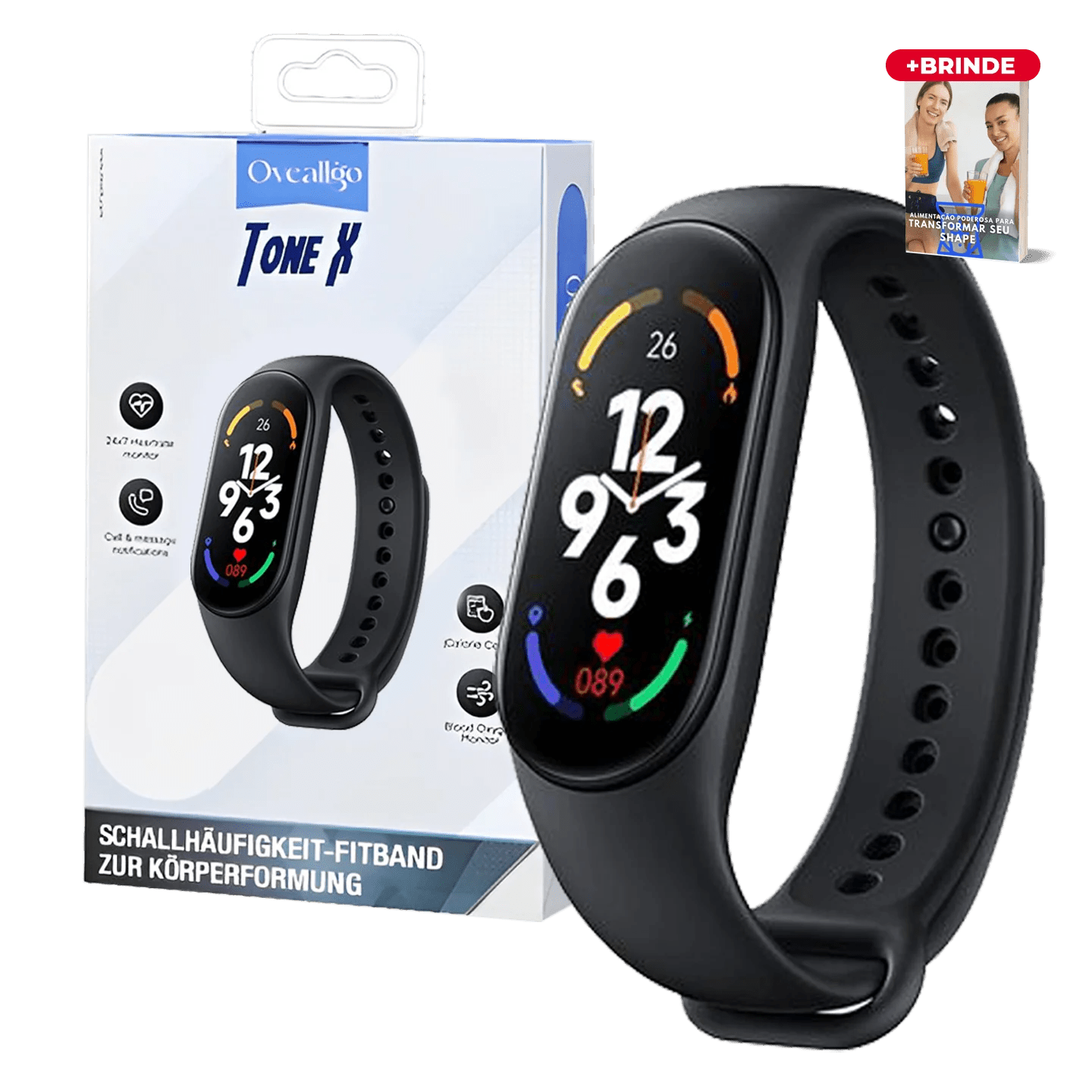 ToneX Fitband™ (01 Unidade) - Mania das CoisasToneX Fitband™ (01 Unidade)Mania das Coisas